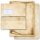 ALTE PAPIERROLLE Motivpapier und Briefumschläge im Set 100-tlg. Set - 50 Blatt & 50 Briefumschläge mit Fenster (Variante A)