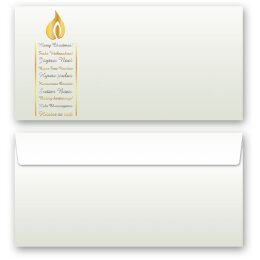 40-tlg. Motiv-Briefpapier-Set WEIHNACHTSWÜNSCHE