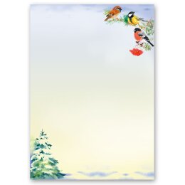 Briefpapier-Sets WINTERZEIT (Variante A) 20-tlg. Set - DL (ohne Fenster)
