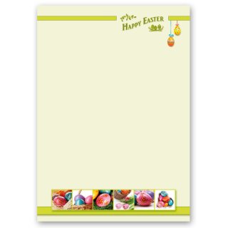 Briefpapier HAPPY EASTER - DIN A4 Format 20 Blatt