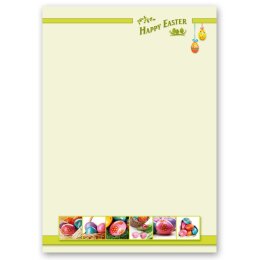 Briefpapier HAPPY EASTER - DIN A4 Format 20 Blatt