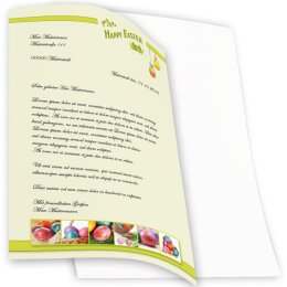 Briefpapier HAPPY EASTER - DIN A4 Format 20 Blatt