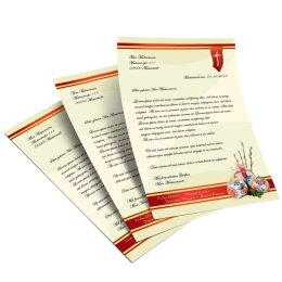 Motivpapier OSTERLAMM - DIN A5 Format 50 Blatt