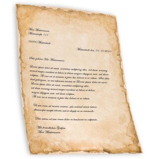 72 Blätter A5 Mittelalterliches Papier Vintage Briefpapier Kraftpapier Brief Papier DIN A5 Briefpapier Vintage Schreiben Briefpapier für Hochzeits Einladung Grußkarten Liebesbrief Schatzkarte
