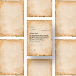 Briefpapier VINTAGE - DIN A4 Format 20 Blatt