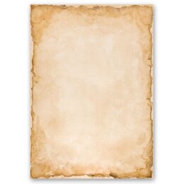 Motiv-Briefpapier-Sets Antik & History, VINTAGE Briefpapier Set, 100 tlg. - DIN A4 & DIN LANG im Set. | Online bestellen! | Paper-Media