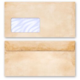 VINTAGE Briefpapier Sets Altes Papier Geschichte CLASSIC Briefpapier Set, 100 tlg. Paper-Media SMC-8340-100