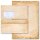 Briefpapier Set VINTAGE - 100-tlg. DL (mit Fenster) Antik & History, Altes Papier Geschichte, Paper-Media