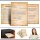 Briefpapier Set VINTAGE - 200-tlg. DL (mit Fenster)