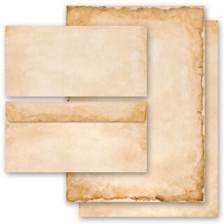 Briefpapier-Sets Antik & History, VINTAGE Briefpapier Set, 20 tlg. - DIN A4 & DIN LANG im Set. | Online bestellen! | Paper-Media