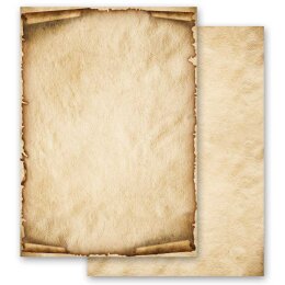 Briefpapier OLD STYLE - DIN A4 Format 20 Blatt Antik & History, Schatzkarte, Paper-Media