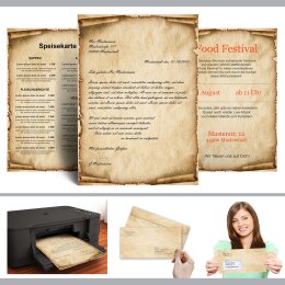 Briefpapier OLD STYLE - DIN A4 Format 20 Blatt