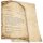 OLD STYLE Briefpapier Schatzkarte ELEGANT 20 Blatt Briefpapier, DIN A4 (210x297 mm), A4E-4031-20