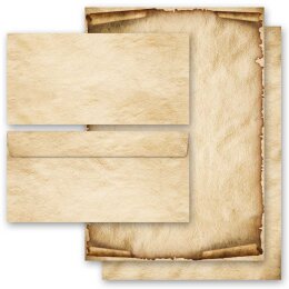 Motiv-Briefpapier Set OLD STYLE - 20-tlg. DL (ohne Fenster) Antik & History, Nostalgie, Paper-Media