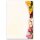 Briefpapier BUNTE TULPEN - DIN A4 Format 250 Blatt Blumen & Blüten, Blumenmotiv, Paper-Media