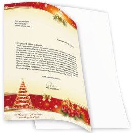Briefpapier Weihnachten BESINNLICHE WEIHNACHT