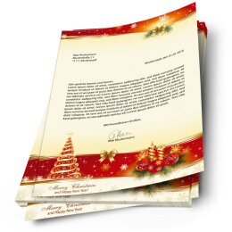 Briefpapier Weihnachten BESINNLICHE WEIHNACHT