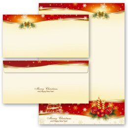 Briefpapier Set BESINNLICHE WEIHNACHT - 20-tlg. DL (ohne...