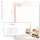 Briefpapier Set KAFFEE MIT MILCH - 200-tlg. DL (mit Fenster)