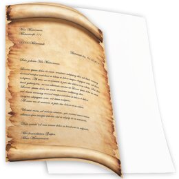 Briefpapier PERGAMENT - DIN A4 Format 50 Blatt