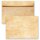 Briefumschläge PERGAMENT - 25 Stück C6 (ohne Fenster) Antik & History, Altes Papier Old Style, Paper-Media