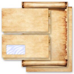 Motiv-Briefpapier-Sets PERGAMENT Antik & History, Einladung, Paper-Media