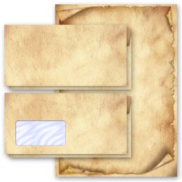 Motiv-Briefpapier-Sets Altes Papier ANTIK