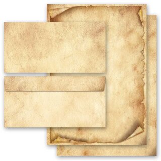 Briefpapier Set ANTIK - 20-tlg. DL (ohne Fenster)