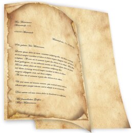Briefpapier Set ANTIK - 20-tlg. DL (ohne Fenster)