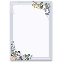 Motiv-Briefpapier-Sets Jahreszeiten - Frühling, FRÜHLINGSZWEIGE Briefpapier Set, 20 tlg. - DIN A4 & DIN LANG im Set. | Online bestellen! | Paper-Media