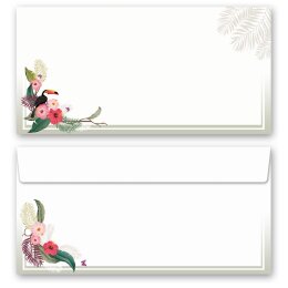 Briefpapier Set SOMMERZWEIGE - 100-tlg. DL (ohne Fenster)