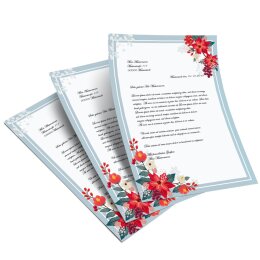 Briefpapier HERBSTZWEIGE - DIN A5 Format 100 Blatt