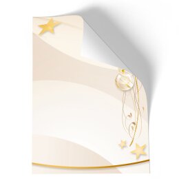Briefpapier - Motiv FROHE FESTTAGE | Weihnachten | Hochwertiges DIN A4 Briefpapier - 250 Blatt | 90 g/m² | einseitig bedruckt | Online bestellen!