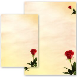 Briefpapier BACCARA ROSEN Blumen & Blüten, Liebe...