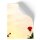 Briefpapier - Motiv BACCARA ROSEN | Blumen & Blüten, Liebe & Hochzeit | Hochwertiges DIN A4 Briefpapier - 100 Blatt | 90 g/m² | einseitig bedruckt | Online bestellen!