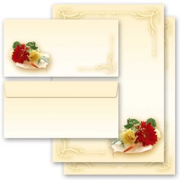 Motiv-Briefpapier-Sets BLUMENBUKETT Blumen & Blüten, Liebe & Hochzeit, Einladung, Paper-Media