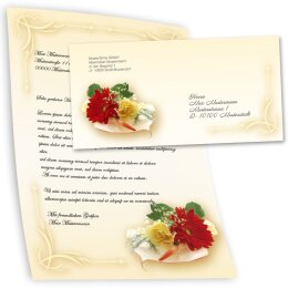 Briefpapier-Sets Einladung BLUMENBUKETT