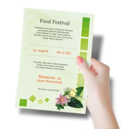 Briefpapier BLUMENGRÜSSE - DIN A5 Format 100 Blatt