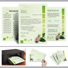 Briefpapier BLUMENGRÜSSE - DIN A5 Format 100 Blatt