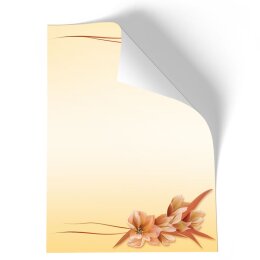 Briefpapier Blumenmotiv BLÜTENBLÄTTER