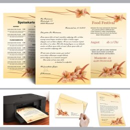 Briefpapier BLÜTENBLÄTTER - DIN A4 Format 100 Blatt