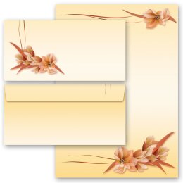 Motiv-Briefpapier-Sets Blumenmotiv BLÜTENBLÄTTER