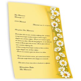 Briefpapier KAMILLEN - DIN A5 Format 100 Blatt