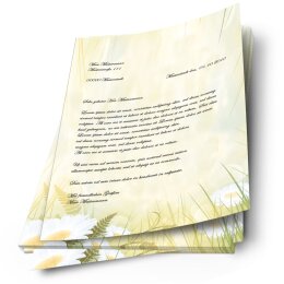 Motivpapier MARGERITEN - DIN A4 Format 20 Blatt