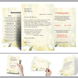 Motivpapier MARGERITEN - DIN A4 Format 20 Blatt