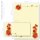 Briefpapier Set MOHNBLUMEN - 40-tlg. DL (ohne Fenster)