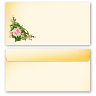 Motiv-Briefumschläge Blumenmotiv ROSA ROSEN