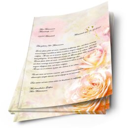 Motivpapier ROSENBLÜTEN, Rosenmotiv