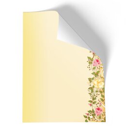 Briefpapier ROSENRANKEN - DIN A5 Format 100 Blatt
