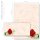 Motivpapier Set ROTE ROSE - 100-tlg. DL (ohne Fenster)